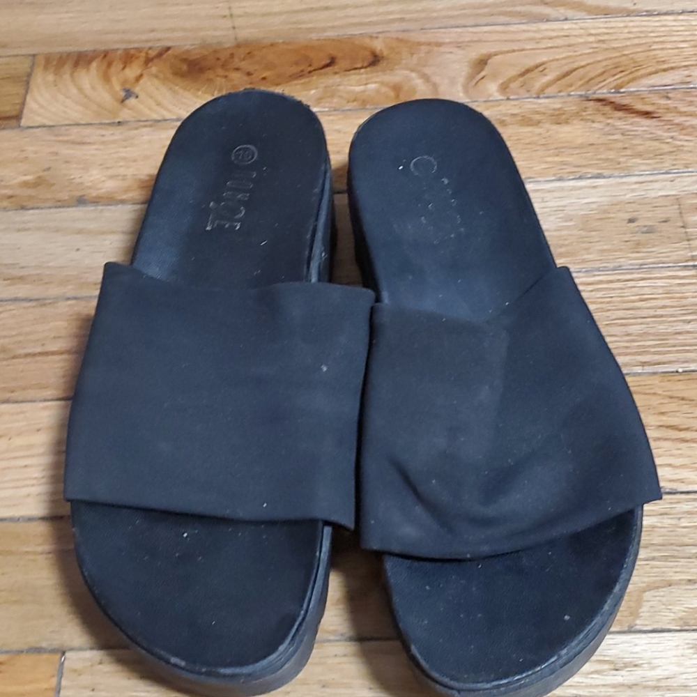 Vintage platform slides